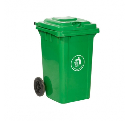 80 Litre Wheeled Bin In Green