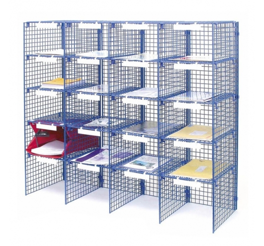 Mailroom Sorting Unit In Blue