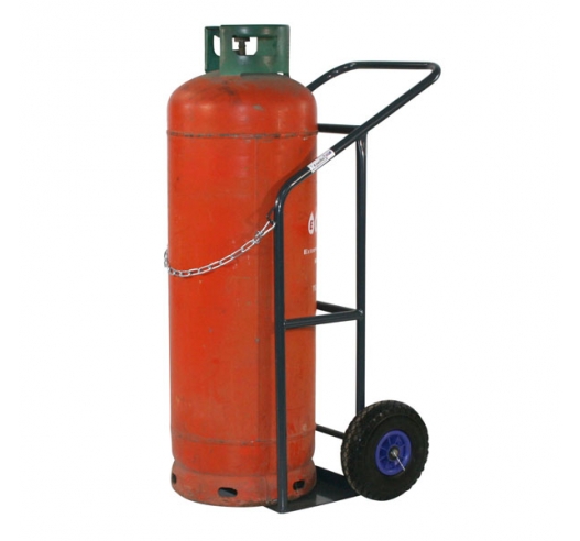 Cylinder Trolleys With Solid Rubber Wheels With Cylinder