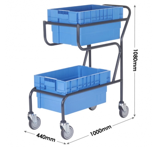 ATT808Y Container Trolley Dimensions