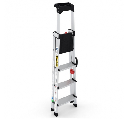 Professional Stepladder with Carry Handle Folded