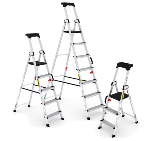 Professional Stepladder with Carry Handle Group