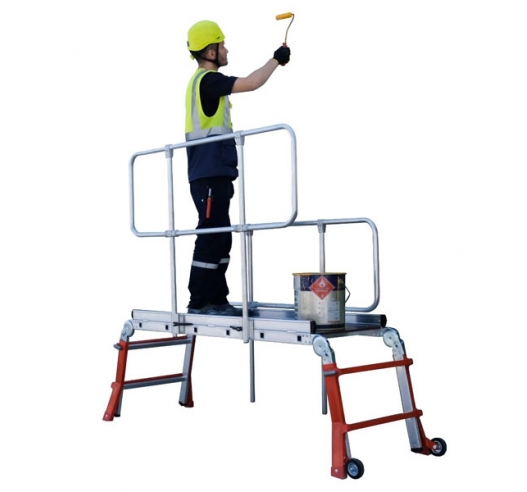 Telescopic Work Platform In Use