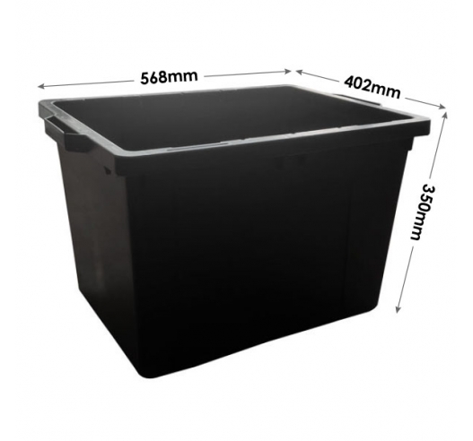 Kerbside Recycling Box Bin with 55 Litre Capacity