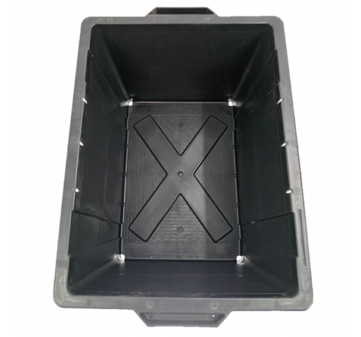 Kerbside Recycling Box Bin with 55 Litre Capacity Internal View