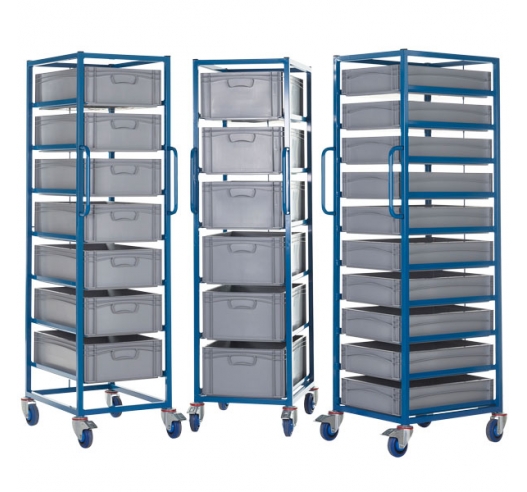 Mobile Tray Rack Group 1680mm High