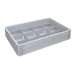 Basicline Euro Container With 12 Hole Glassware Inserts