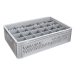 Ventilated Basicline Euro Container With 24 Hole Glassware Inserts