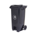 120 Litre Wheeled Bin in Grey