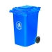 240 Litre Coloured Wheeled Bin In Blue