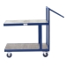 Side View Blue Picking Trolley